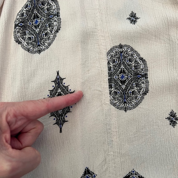 Free People Tree Swing Medallion Print Tunic Top Dress - Picture 11 of 11